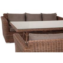  "Мокко Дабл" обеденная группа из искусственного ротанга, цвет коричневый, фото 5 