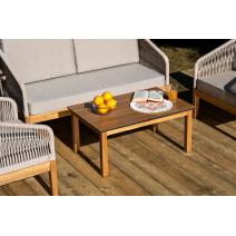  "Канны" лаунж-зона 4-местная из роупа со столиком "Канны" цвета "дуб", основание дуб, роуп бежевый, фото 11 