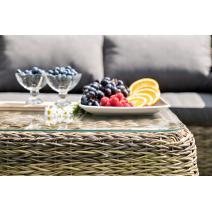  "Кальяри" журнальный столик из искусственного ротанга (гиацинт), цвет соломенный, фото 4 