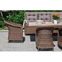  "Равенна" плетеное кресло из искусственного ротанга, цвет коричневый, фото 6 