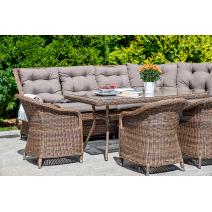  "Равенна" плетеное кресло из искусственного ротанга, цвет коричневый, фото 8 