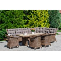  "Равенна" плетеное кресло из искусственного ротанга, цвет коричневый, фото 11 