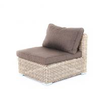  "Лунго" модуль диванный прямой с подушками, цвет бежевый, фото 3 