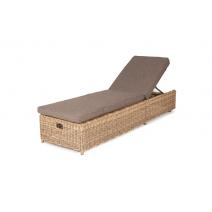  "Рим" шезлонг с подушкой, цвет соломенный, фото 3 