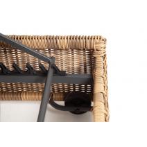  "Рим" шезлонг с подушкой, цвет соломенный, фото 6 