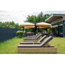  "Рим" шезлонг с подушкой, цвет соломенный, фото 7 