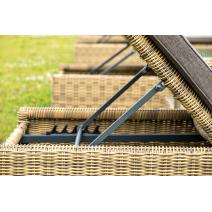  "Рим" шезлонг с подушкой, цвет соломенный, фото 11 