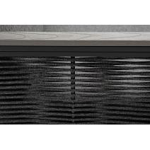  "Сан Ремо" диван 2-местный плетеный из роупа, каркас алюминий темно-серый, роуп серый, ткань серая, фото 6 