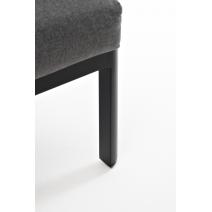  "Сан Ремо" диван 2-местный плетеный из роупа, каркас алюминий темно-серый, роуп серый, ткань серая, фото 7 