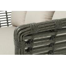  "Валенсия" диван из искусственного ротанга трехместный, цвет серый, фото 4 