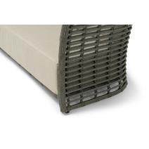  "Валенсия" диван из искусственного ротанга трехместный, цвет серый, фото 5 