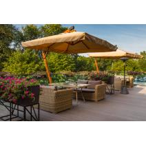  "Ливорно" зонт садовый 3х3м на боковой опоре из алюминия, фото 10 