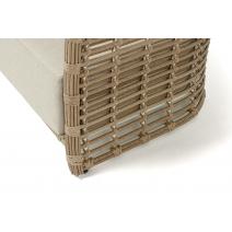  "Валенсия" диван из искусственного ротанга трехместный, цвет соломенный, фото 4 