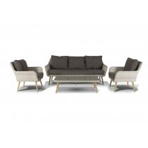  "Прованс" лаунж-зона плетеная из искусственного ротанга, цвет бежевый, фото 3 