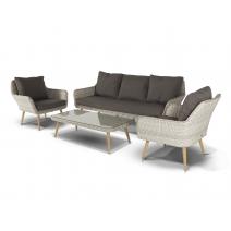  "Прованс" лаунж-зона плетеная из искусственного ротанга, цвет бежевый, фото 4 