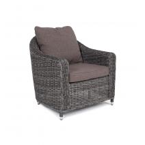  "Кон Панна" кресло из искусственного ротанга, цвет графит, фото 3 