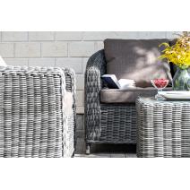 "Кон Панна" кресло из искусственного ротанга, цвет графит, фото 10 