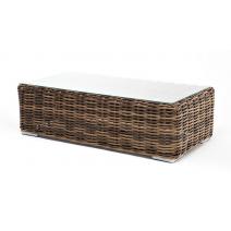  "Палермо" журнальный столик из искусственного ротанга, цвет соломенный, фото 1 