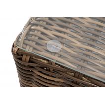  "Палермо" журнальный столик из искусственного ротанга, цвет соломенный, фото 6 