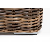  "Палермо" журнальный столик из искусственного ротанга, цвет соломенный, фото 7 