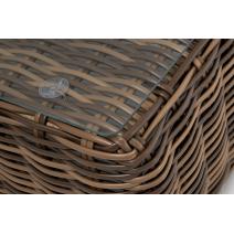  "Палермо" журнальный столик из искусственного ротанга, цвет соломенный, фото 8 