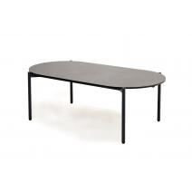  "Диего" журнальный стол из HPL 120х60 H40, каркас темно-серый (RAL7024), цвет "серый гранит", фото 3 