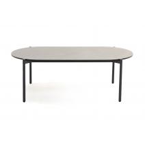  "Диего" журнальный стол из HPL 120х60 H40, каркас темно-серый (RAL7024), цвет "серый гранит", фото 4 