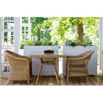  "Айриш" стол плетеный из искусственного ротанга, цвет соломенный, фото 7 