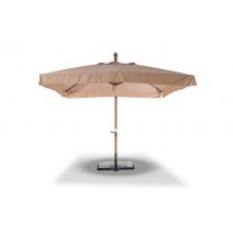  "Корсика" зонт уличный 3х3м на боковой алюминиевой опоре, цвет под дерево, фото 4 