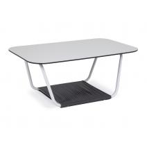  "Глория" журнальный стол 90х60см из HPL, цвет "молочный", фото 1 