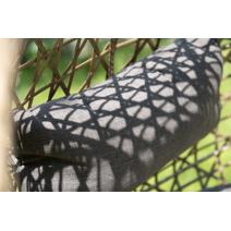  "Флоренция" подвесное кресло-кокон из искусственного ротанга, цвет соломенный с серой подушкой, фото 7 