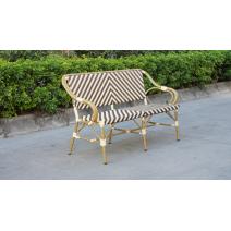  "Кабри" диван двухместный из искусственного ротанга, цвет бежево-коричневый, фото 6 