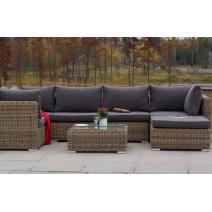  "Лунго" журнальный столик плетеный, цвет соломенный, фото 12 