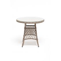  "Эспрессо" плетеный круглый стол, диаметр 80 см, цвет бежевый, фото 2 