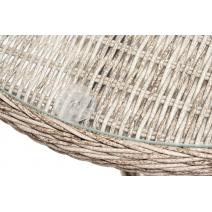  "Эспрессо" плетеный круглый стол, диаметр 80 см, цвет бежевый, фото 8 