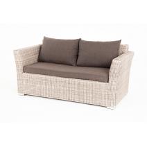 "Капучино" диван из искусственного ротанга двухместный, цвет бежевый, фото 1 