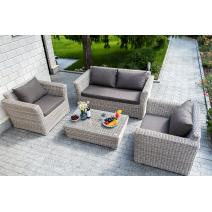  "Капучино" диван из искусственного ротанга двухместный, цвет бежевый, фото 5 