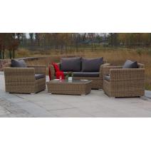  "Капучино" диван из искусственного ротанга двухместный, цвет соломенный, фото 14 