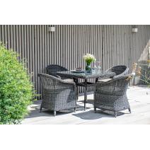  "Айриш" стол плетеный из искусственного ротанга, цвет графит, фото 6 