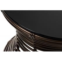  "Парма" кофейный столик из искусственного ротанга, цвет бронзовый, фото 2 