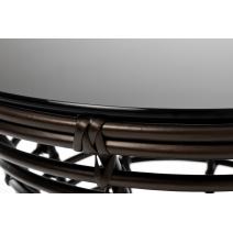  "Парма" кофейный столик из искусственного ротанга, цвет бронзовый, фото 3 