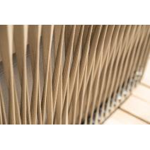  "Форли" лаунж-зона 4-местная плетеная из роупа (веревки), каркас алюминиевый светло-серый, роуп серо-коричневый, фото 12 