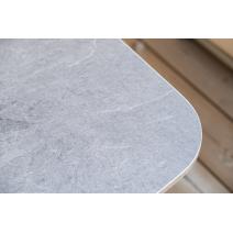  "Форли" лаунж-зона 4-местная плетеная из роупа (веревки), каркас алюминиевый светло-серый, роуп серо-коричневый, фото 19 