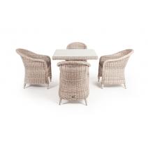  "Фредо" обеденная группа плетеная, цвет бежевый, фото 8 