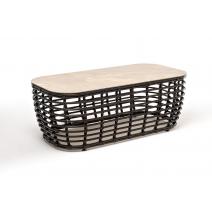  "Ницца" журнальный столик из искусственного ротанга, цвет бронзовый, фото 3 