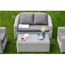  "Кон Панна" столик журнальный из искусственного ротанга, цвет бежевый, фото 5 