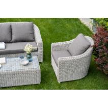  "Кон Панна" столик журнальный из искусственного ротанга, цвет бежевый, фото 11 