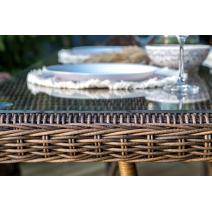  "Амароне" обеденная группа из искусственного ротанга на 6 персон, цвет коричневый, фото 13 