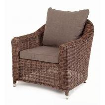  "Кон Панна" кресло из искусственного ротанга, цвет коричневый, фото 1 
