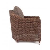  "Кон Панна" кресло из искусственного ротанга, цвет коричневый, фото 3 